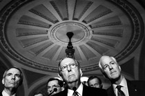 A photo of a group of congressional Republicans
