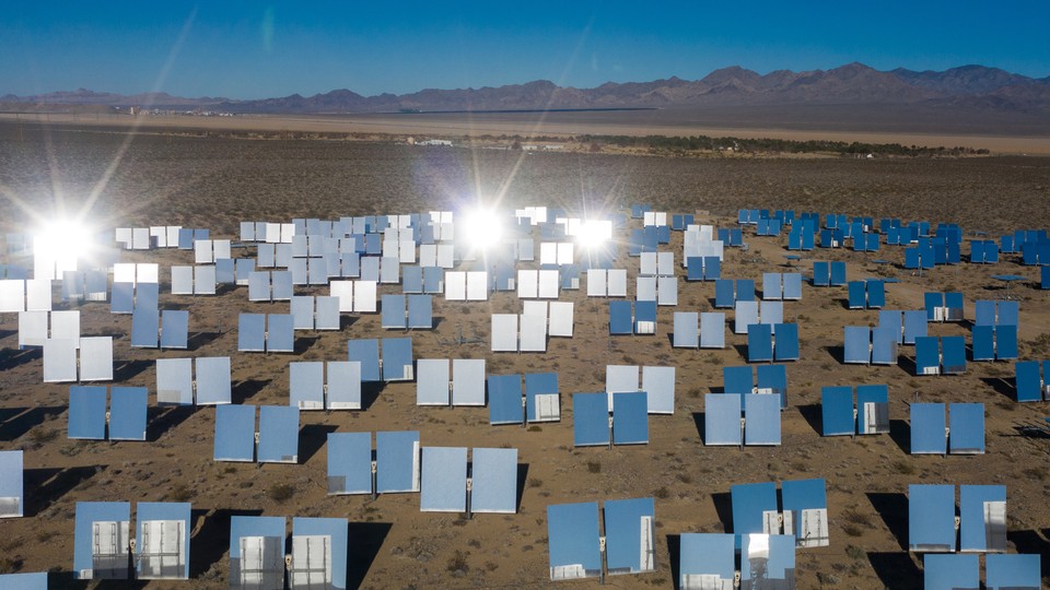 An image of solar panels