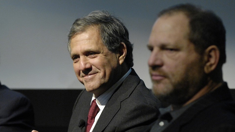 Les Moonves and Harvey Weinstein