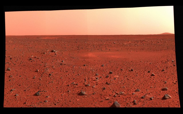 Landscape of Mars's surface