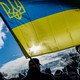 Pro-Ukrainian demonstrators wave flags in Washington, D.C.