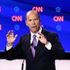 Senator John Delaney speaks onstage at the second Democratic debate.