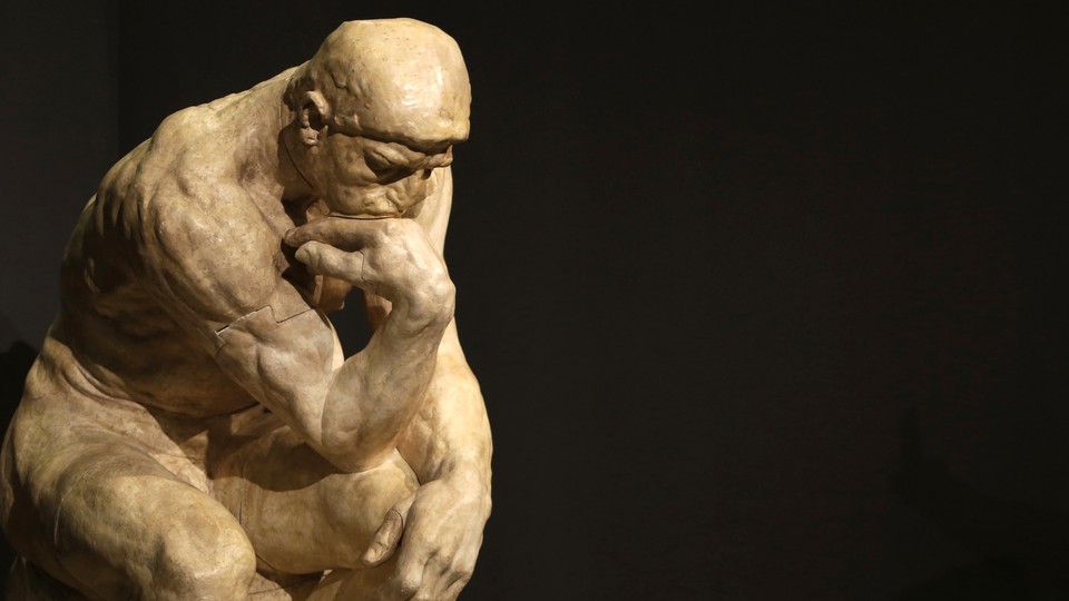 "The Thinker," by Auguste Rodin