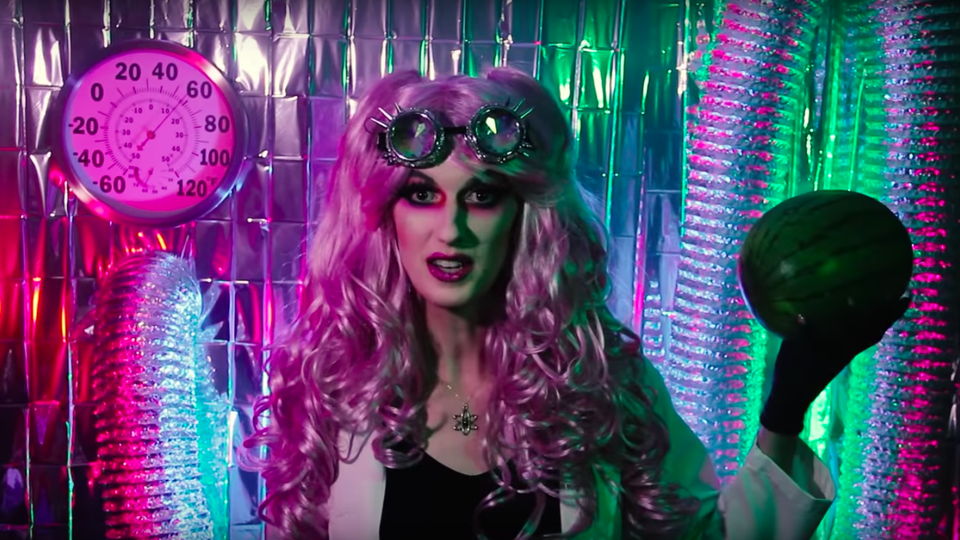 A still from the ContraPoints video 'The Apocalypse'