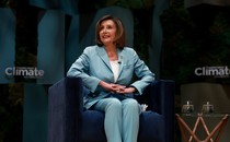 House Speaker Nancy Pelosi speaks during the annual Aspen Ideas Climate Conference at the The New World Center on May 09, 2022, in Miami Beach, Florida.