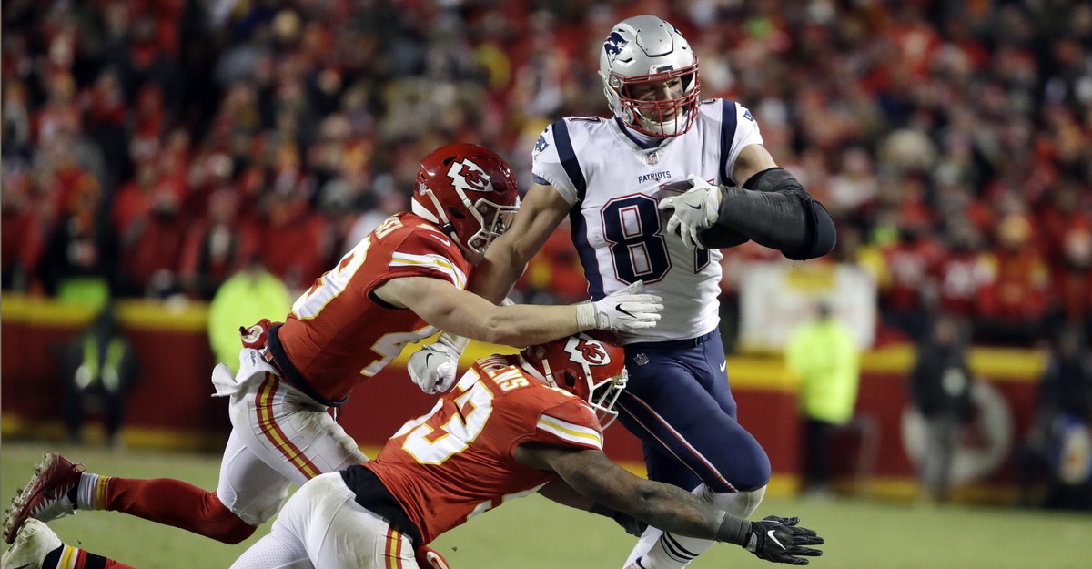 Rob Gronkowski Goes Off in 2nd Half!, Eagles vs. Patriots