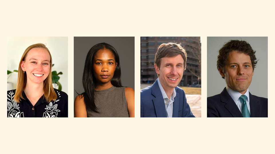 From left: Kelsey Ables (photo by Kelly Kasulis Cho), Janay Kingsberry (photo by Marvin Joseph), Will Oremus, Matt Viser