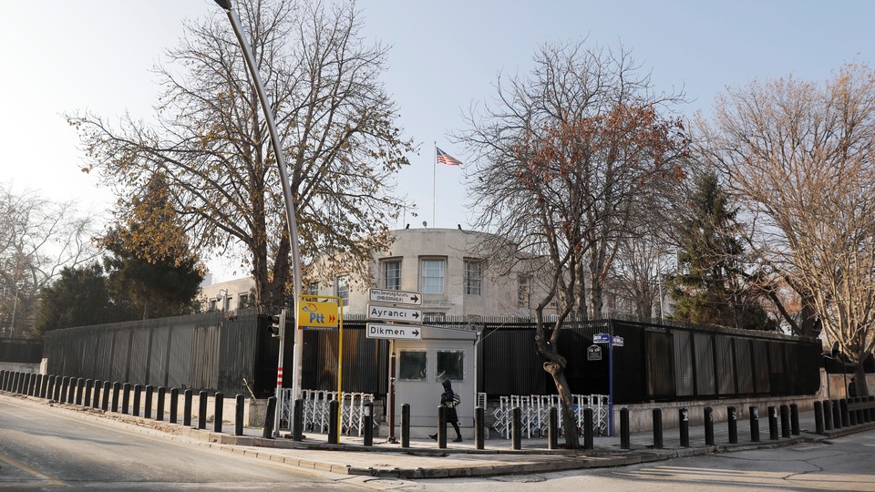 View of the U.S. Embassy in Ankara.