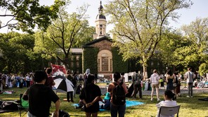 Protesters at Princeton University