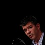 Uber CEO Travis Kalanick, addresses a gathering at an event in New Delhi, India, December 16, 2016