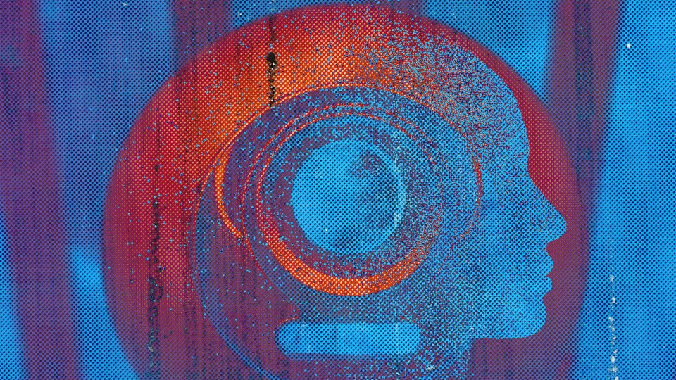 Illustration of an AI mind