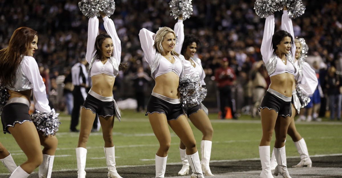 Pom poms used by the Dallas Cowboy Cheerleaders, 1973