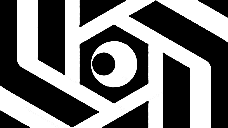 Illustration of an eyeball in the middle of the OpenAI logo