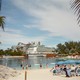Two enormous cruise ships at the Perfect Day at CocoCay, a private island with many of the same amenities as the ship itself