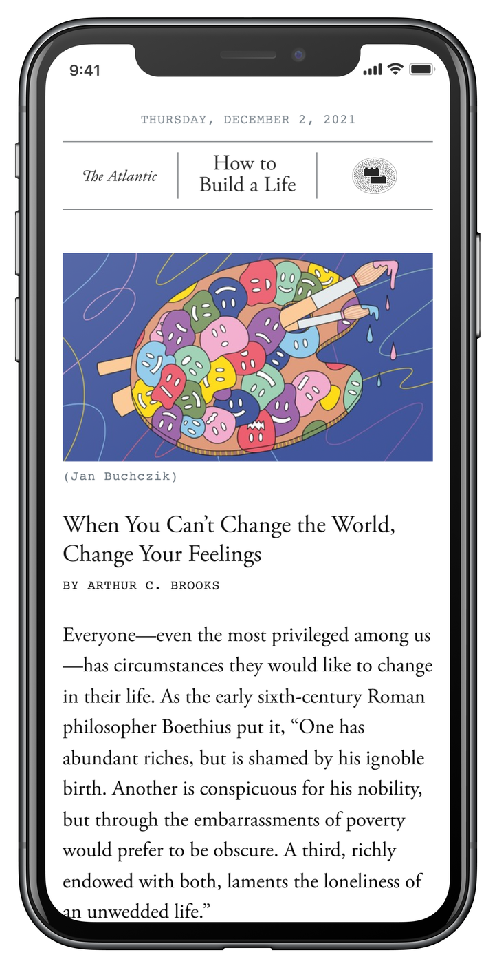 How to Build a Life The Atlantic