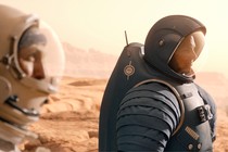 The astronaut Ed Baldwin on Mars in the Apple TV+ show 'For All Mankind'
