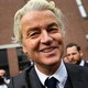 Dutch far-right politician Geert Wilders of the PVV party smiles during a recent rally in the Netherlands.