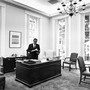 Presidential National Security Adviser Henry Kissinger is shown in his office at the White House in Washington, D.C., Aug. 6, 1970.