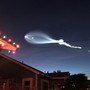 The final SpaceX launch of the year in the skies over California December 22
