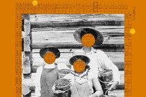 Three members of the Jamestown S’Klallam Tribe with their faces blotted out