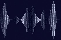 An illustration of sound waves.