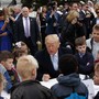 President Trump at the 2018 White House Easter Egg roll
