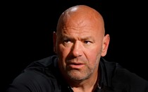 Dana White looking off camera with his brow furrowed
