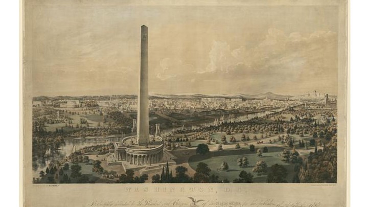 Here S What The Washington Monument Was Originally Supposed To Look Like The Atlantic