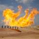 A gas flare in the Penja Ali district of Kirkuk, the oil rich ethnically diverse city in northern Iraq that both the Kurdish Regional Government and Baghdad claim as their own.