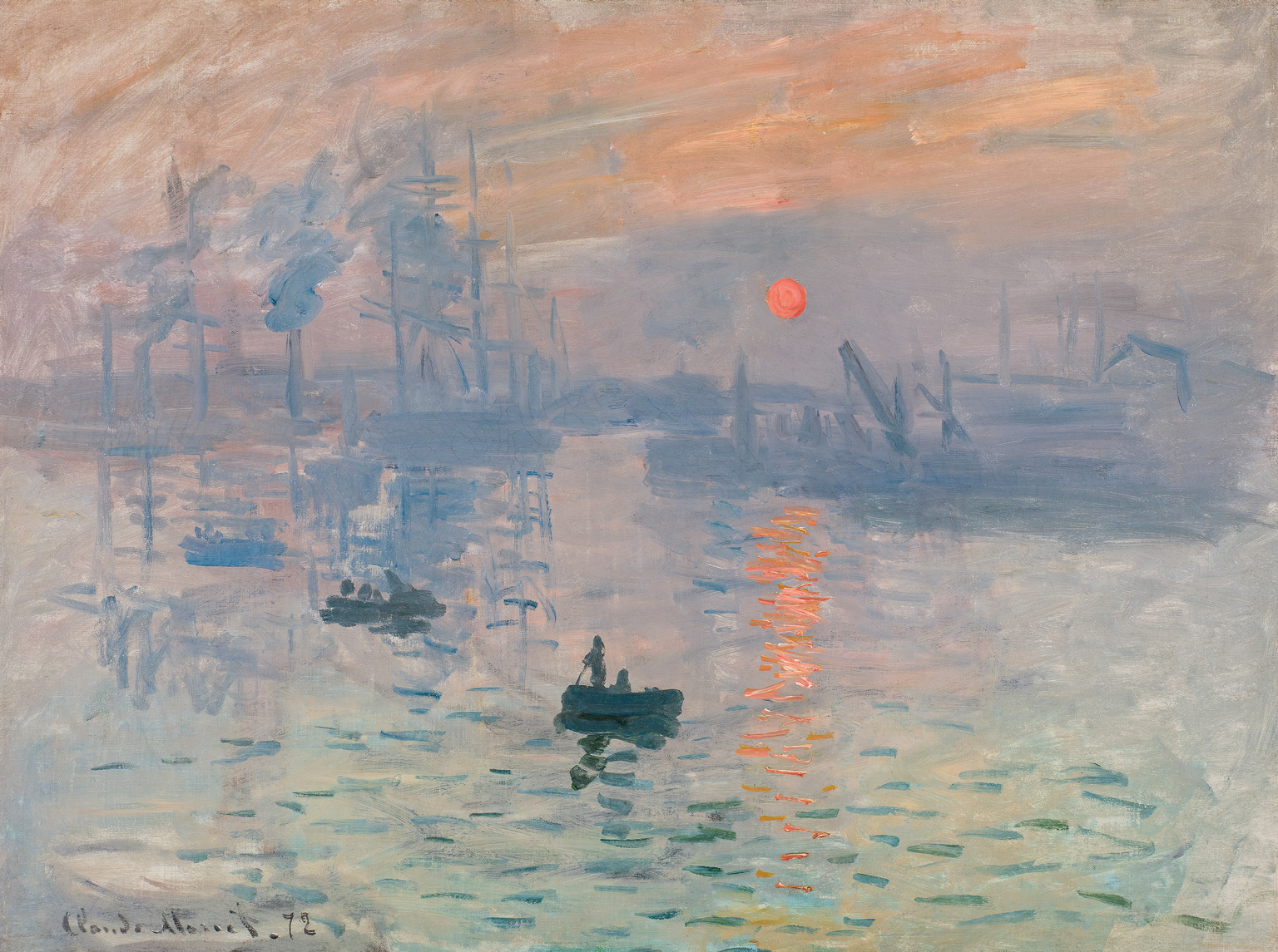 Impression, Sunrise (1872), Claude Monet (© Musée Marmottan Monet, Paris / ...