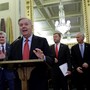Senator Lindsey Graham leads a group of Republicans introducing an Obamacare-repeal plan.
