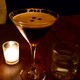 Espresso martini at a bar