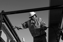A worker in San Antonio, Texas