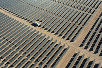 Photovoltaic panels at the Midway I Solar Farm in Calipatria, California.