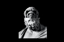 An illustration of an ancient bust