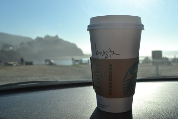 Your Name on your Starbucks Cup. 