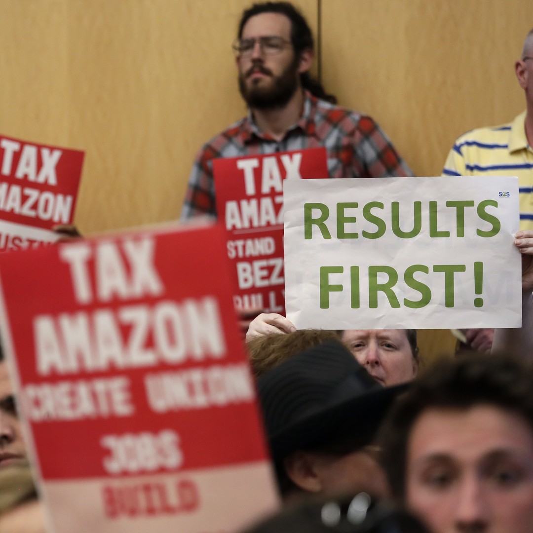 how amazon killed seattle s head tax the atlantic