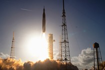 An image of the Artemis II launch