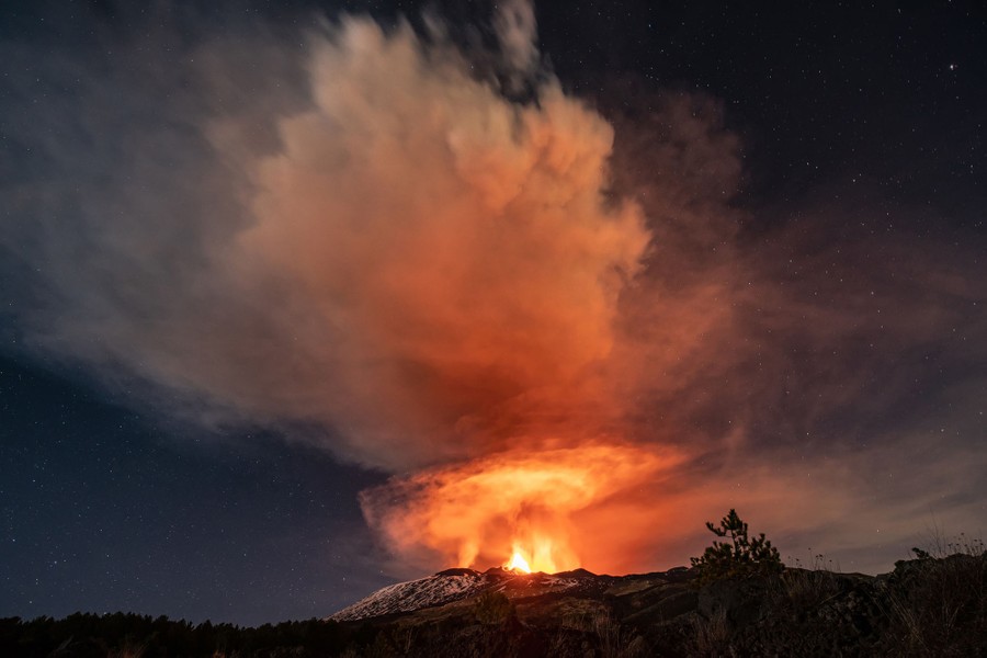 Photos Recent Eruptions On Mount Etna The Atlantic 