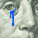 An illustration of an economist weeping