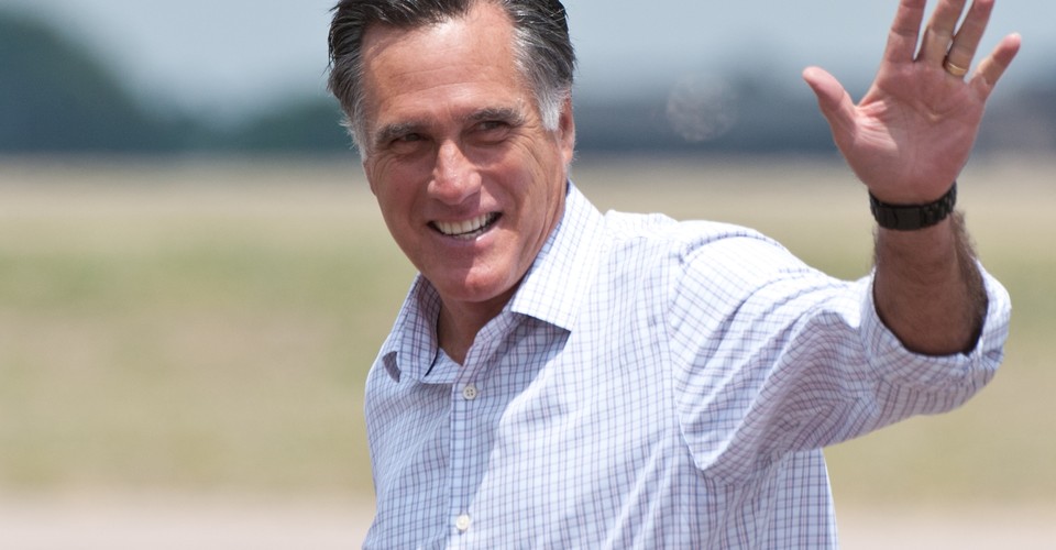 Mitt Romney Has Been Talking a Lot About Climate Change Lately The