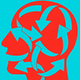 An illustration of arrows pointing in different directions inside someone's head