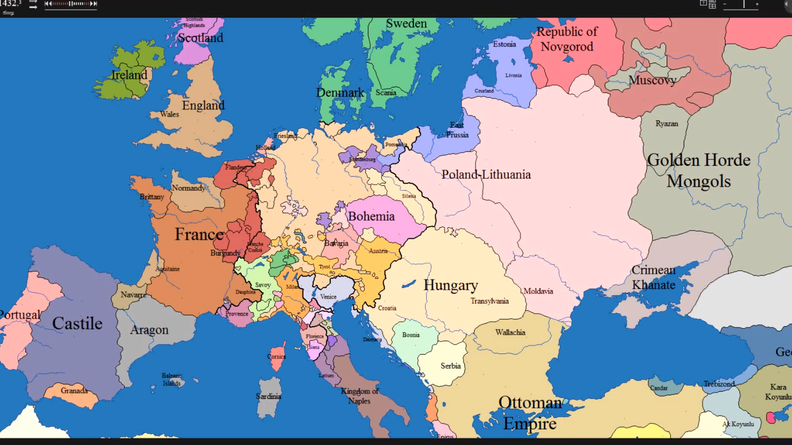 The story of the map of Europe, its making and its changing . Sb