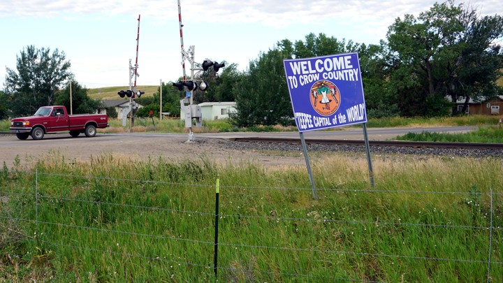 Crow Reservation in Montana