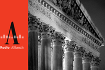 a black and white photo of the Supreme Court