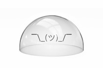 a "shruggie" emoticon in isolation under a glass dome