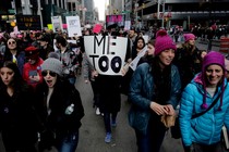 Protesters in New York City's Women's March