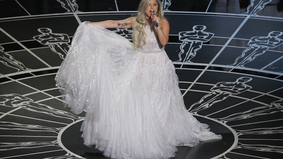 Lady Gaga's "Sound of Music" Oscars Performance Brilliant and Gimmick