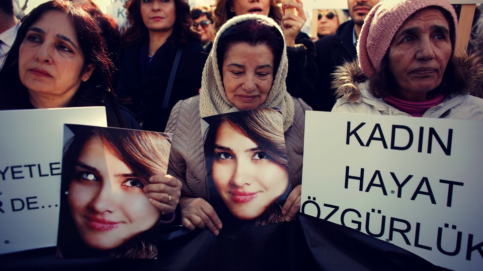 In Turkey, Not Even Posters of Women Are Safe From Violence - The Atlantic