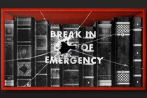 A break in case of emergency box with books inside